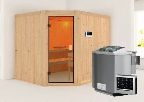 Woodfeeling | Sauna Horna | Biokachel 9 kW Externe Bediening