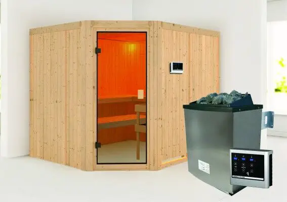 Woodfeeling | Sauna Horna | Kachel 9 kW Externe Bediening