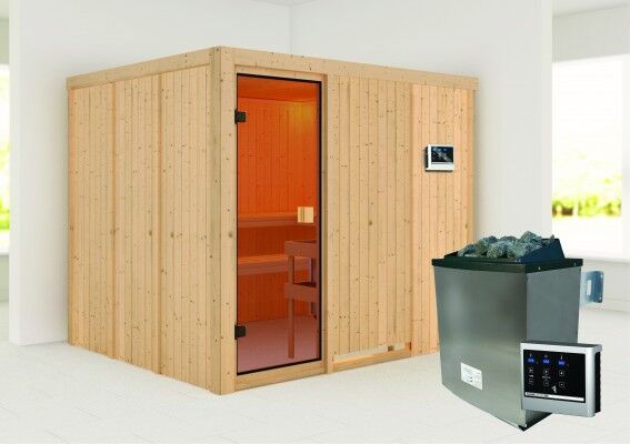 Woodfeeling | Sauna Nybro | Kachel 9 kW Externe Bediening