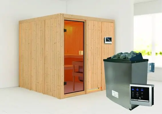 Woodfeeling | Sauna Oulu | Kachel 9 kW Externe Bediening
