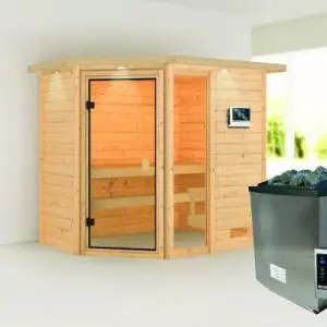 Woodfeeling | Sauna Jada | Kachel 9 kW Externe Bediening