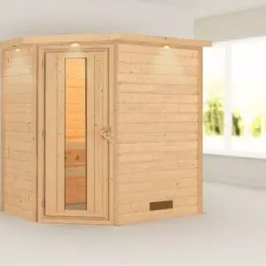 Woodfeeling | Sauna Svea met Dakkraag | Energiesparend