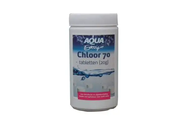 Aqua Easy | Chloor 70/20 Tabletten | Pot 1 kilo