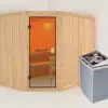 Woodfeeling | Sauna Horna | Kachel 9 kW Geïntegreerde Bediening