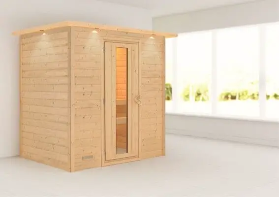 Woodfeeling | Sauna Sonja met Dakkraag | Energiesparend