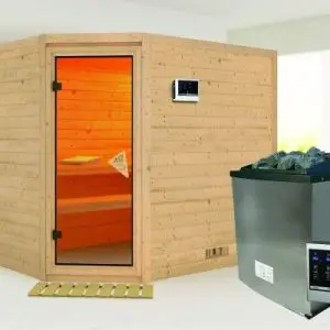 Karibu | Sauna Tanami | Kachel 9 kW Externe Bediening