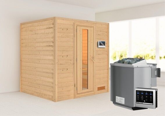 Woodfeeling | Sauna Anja | Energiesparend | Biokachel 4