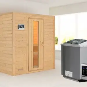 Woodfeeling | Sauna Sonja | Energiesparend | Biokachel 4