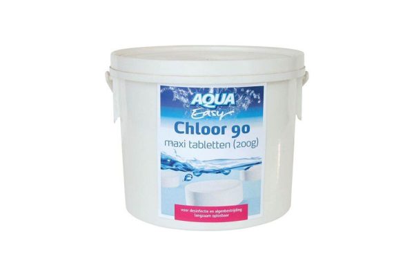 Aqua Easy | Chloor 90/200 Tabletten | Emmer 5 kilo