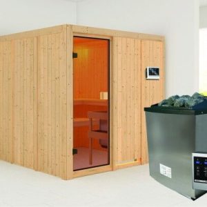 Karibu | Oulu Sauna | Kachel 9 kW Externe Bediening