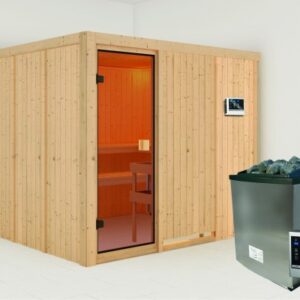 Karibu | Nybro Sauna | Kachel 9 kW Externe Bediening