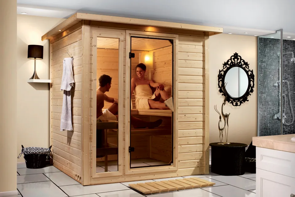 Karibu | Mojave Sauna | Bronzeglas Deur