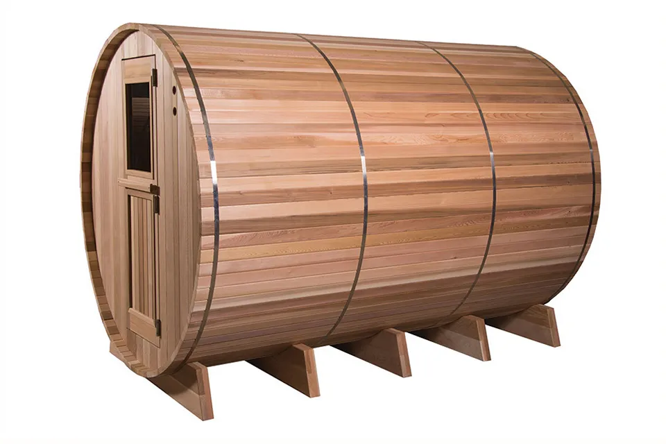 Barrelsauna 7+3 ft. Grandview | Rustic