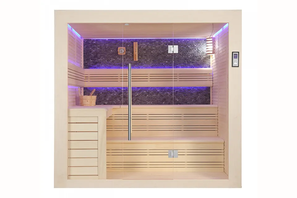 Sauna Luxor 220 | Black Stone