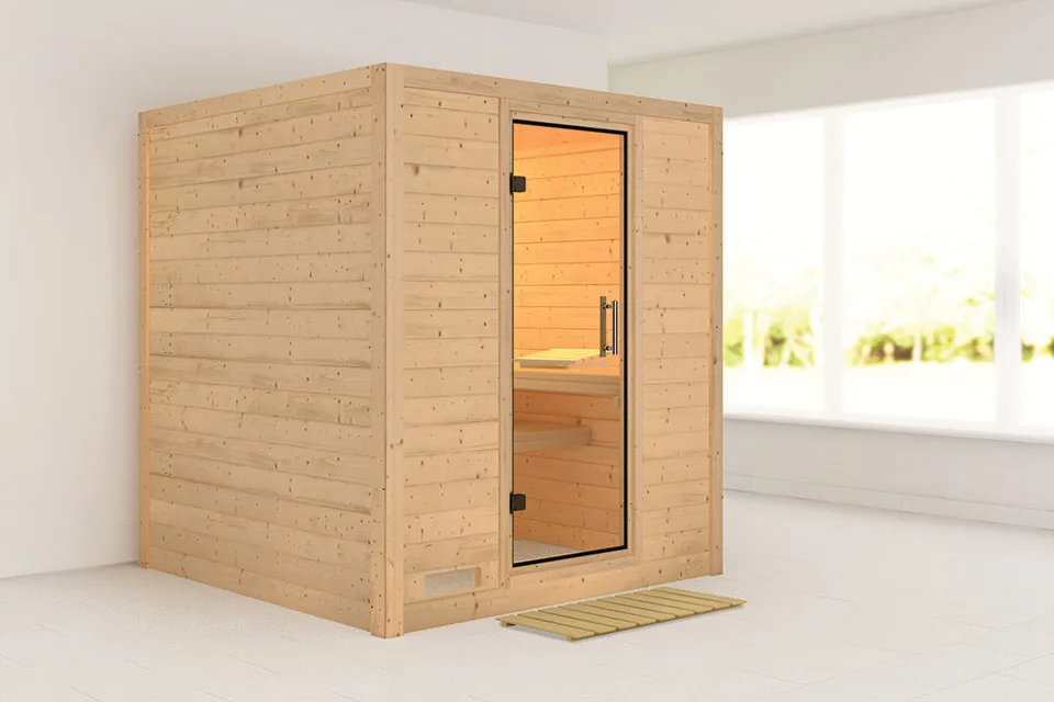 Karibu | Mojave Sauna | Helderglas Deur